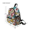thumbnail image 3 of FORMRS School Backpack with Front Zippered Pocket 12" Student Travel Daypack, Colorful Stars, 3 of 6
