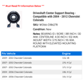 thumbnail image 2 of Driveshaft Center Support Bearing - Compatible with 2004 - 2012 Chevy Colorado 2005 2006 2007 2008 2009 2010 2011, 2 of 2