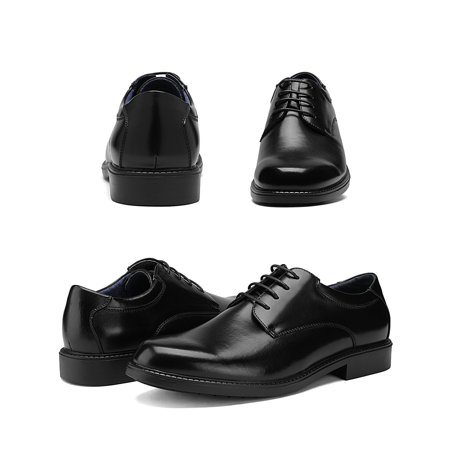 Bruno‎ Marc Dress Shoes Mens Size 12W Black Patent Oxford Derby DOWNINGWIDE-02 Buy Bruno Marc Men main image 4