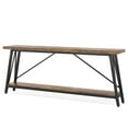thumbnail image 3 of Spaco Extra Long Console Tables, Rustic Sofa Table&nbsp;, Industrial Farmhouse Style, Triangular Stable Structure, Adjustable Legs, 70.87" Long, 3 of 10