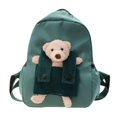 thumbnail image 3 of Mochila para niños, portátil, bonita, resistente al agua, de nailon, para escalada Verde, 3 of 9