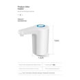 thumbnail image 5 of Bomba universal para botellas de agua de un galón, dispensador portátil para acampar en casa (blanco-), 5 of 5