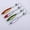 30g, variant on 4Pcs/Lot mackerel platen bait with swivel single hook glitter 30-80g sea fishing