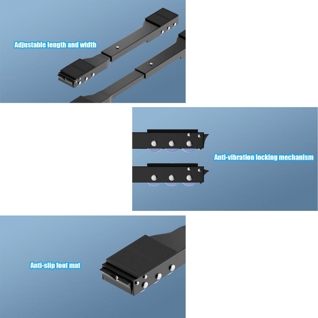 NEXAVKPR Universals Appliance Elevator Brackets Equipped with Antilip Technology for Safety and Simple Relocation