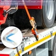 thumbnail image 2 of LOVEVER 1m 2 Ton Heavy Duty Tow Strap Flat Car Trailer Towing Rope Strap Cable Emergency Vehicle Tool Yellow, 2 of 6