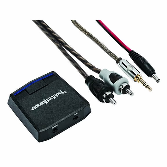 Rockford Fosgate RFBTRCA Universal Bluetooth Receiver to RCA Audio Adapter for Car Stereo Systems