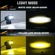 thumbnail image 3 of CHAO 120W Luces de Conducción de Motocicleta,6000K Luces Antiniebla Moto con Dos Colores,Luces LED de Conducción Para Motocicleta IP68 impermeable al Exterior para Moto SUV UTV Bicicleta Eléctrica, 3 of 5