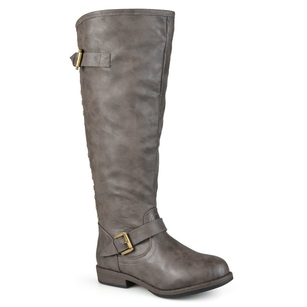 wide calf thigh high riding boots