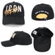 thumbnail image 2 of Gorra de béisbol ICONS para hombre, gorra deportiva ajustable Snapback H, 2 of 3