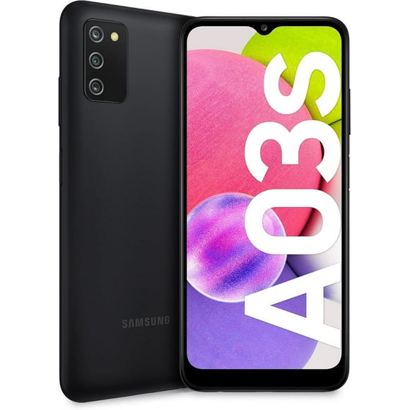 Refurbished Samsung Galaxy A03s 4G - 32GB – Black – 13MP Triple Rear & 5MP Front Camera - Fully Unlocked Smartphone - Excellent Condition