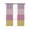 Purple Pink, variant on Colorful Stripe Blackout Curtains, Light Blocking Print Window Curtains, Modern Pink Purple Yellow Vertical Striped Thermal Insulated Window Drapes for Living Room 2 Panels, 104"W x 84"L