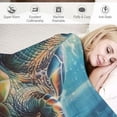 thumbnail image 3 of Orinice Turtle Fish Ocean Warm Lightweight Blanket Soft Fleece Blankets for All Seasons - Decorative Throw Blanket for Living Rooms, Sofa, Office - Multiple Sizes Available 40x50in, 3 of 6