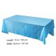 thumbnail image 2 of YSNOOWE Mantel Desechable Azul De Plástico Con Protección Impermeable Para Mesas Grandes, 2 of 8