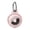 Clear Pink, variant on SENHAWK Transparent Hard PC AirTag Holder with Spring Key Ring, Twist Lock Waterproof Shockproof Tracker Case, Portable Travel Accessory for Keys, Luggage, Pet Collars & Backpacks