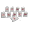 thumbnail image 4 of Darling Souvenir White Thanks A Hole Bunch Birthday Party Supplies Favor Bags Gift Pouches 15 Pieces, 4 of 5