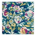 thumbnail image 2 of Unique Loom Bloom Collection Area Rug - Hyacinth (7' 10" Square Teal/Ivory), 2 of 6