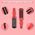 thumbnail image 2 of pitrice Brosse Adhésive en ABS avec Couvercle à Ressort Dites Adieu aux Cheveux Inesthétiques Rouleau Épilateur Rouge, 2 of 6