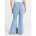 thumbnail image 3 of Sofia by Sofia Vergara Women's and Women's Plus Melisa Mega Flare High Rise Jeans, Sizes 0-28W, 3 of 5