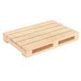thumbnail image 4 of Posavasos de madera rectangulares, posavasos de madera huecos pulidos a mano, resistentes al deslizamiento, para mesa de centro y oficina, 10 Uds., 4 of 5