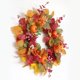 thumbnail image 5 of Autumn Harvest Artificial Wreath With Maple Leaves Pumpkins Halloween Door Decor, 5 of 5
