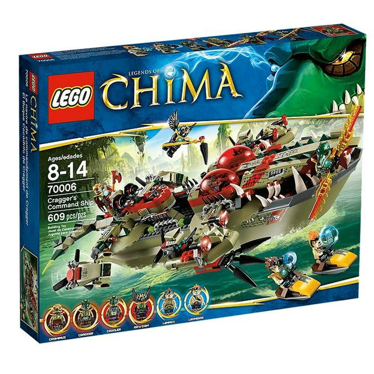 Legends of CHIMA® Cragger's Ship w/ Minifigures 70006 -