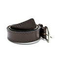 thumbnail image 3 of Waist Belt for Men's Big & Tall 48' Inch Brown Pure Leather Jeans Sizes Removable Buckle, 3 of 3