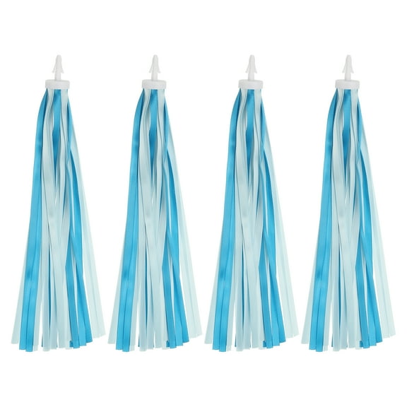 Uxcell Bike Streamers Colorful Bike Tassels Scooter Handlebar Streamers Bicycle Tassel Ribbon for Girls Bicycle Tricycle Handles Accessory (Dark Blue, Pack of 2)