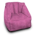thumbnail image 1 of Lounge & Co Mini Micromink Bean Filled Valley Chair Pink, 1 of 1