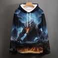 thumbnail image 6 of LAOLIUSN Men's Traditional Dragon Hoodie Funny Anime Graphic Sweatshirts Size S–4XL, 6 of 7