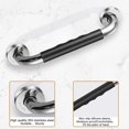 thumbnail image 3 of Pieces Bathtub Handle, 33 cm Non-Slip Bathroom Grab Bar, Wall-Mounted Stainless Steel Grab Bar Shower Handle for Elderly/Disabled/Children/Pregnant, 3 of 5