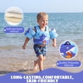 thumbnail image 3 of Koorium Toddler Swim Vest for Kids,Swim Arm Floaties 22-66lbs,Cartoon Swimming Water Wings Pool Float Vests with Shoulder Straps Arm Band for Boys Girls, Learn to Swim, 3 of 9