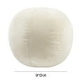 thumbnail image 3 of TOV Furniture Boba 9" Cream Velvet Decorative Pillow, 3 of 5