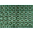 thumbnail image 1 of Ahgly Company Indoor Rectangle Oriental Turquoise Blue Industrial Area Rugs, 6' x 9', 1 of 4