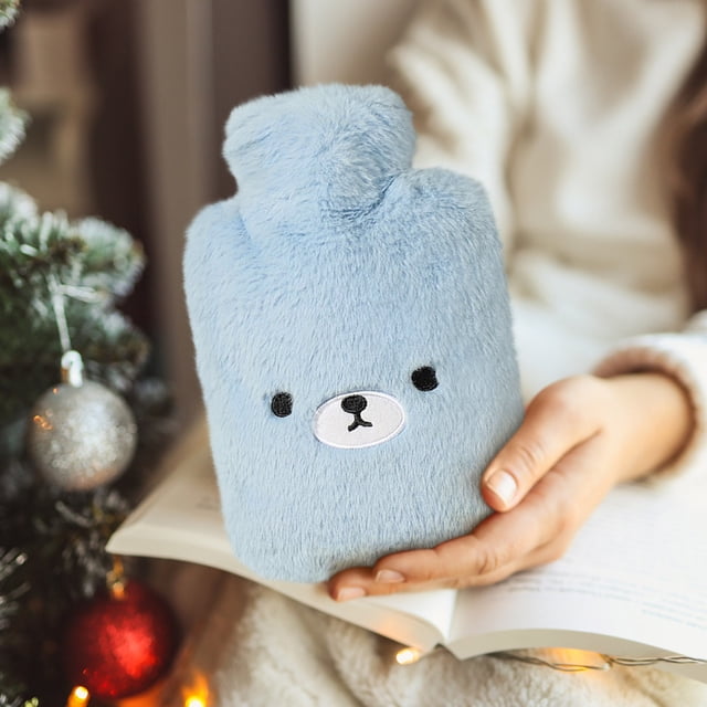 EGNMCR Hot Compress Warm Stomach Warm Water Bag Cute Watering Warm Hands Warm Handbag Water injection