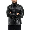 thumbnail image 6 of X RAY Jeans Men's PU Quilted Jacket with Faux Shearling Lining, Black, S, 6 of 10