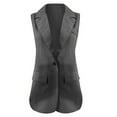 thumbnail image 6 of Usmixi Suit Vest for Women Blazer Vest for Women Office Business Single Breasted Lapel Sleeveless Suits Jackets Casual Solid Plus Size Pocket Suit Coats Vest, 6 of 6