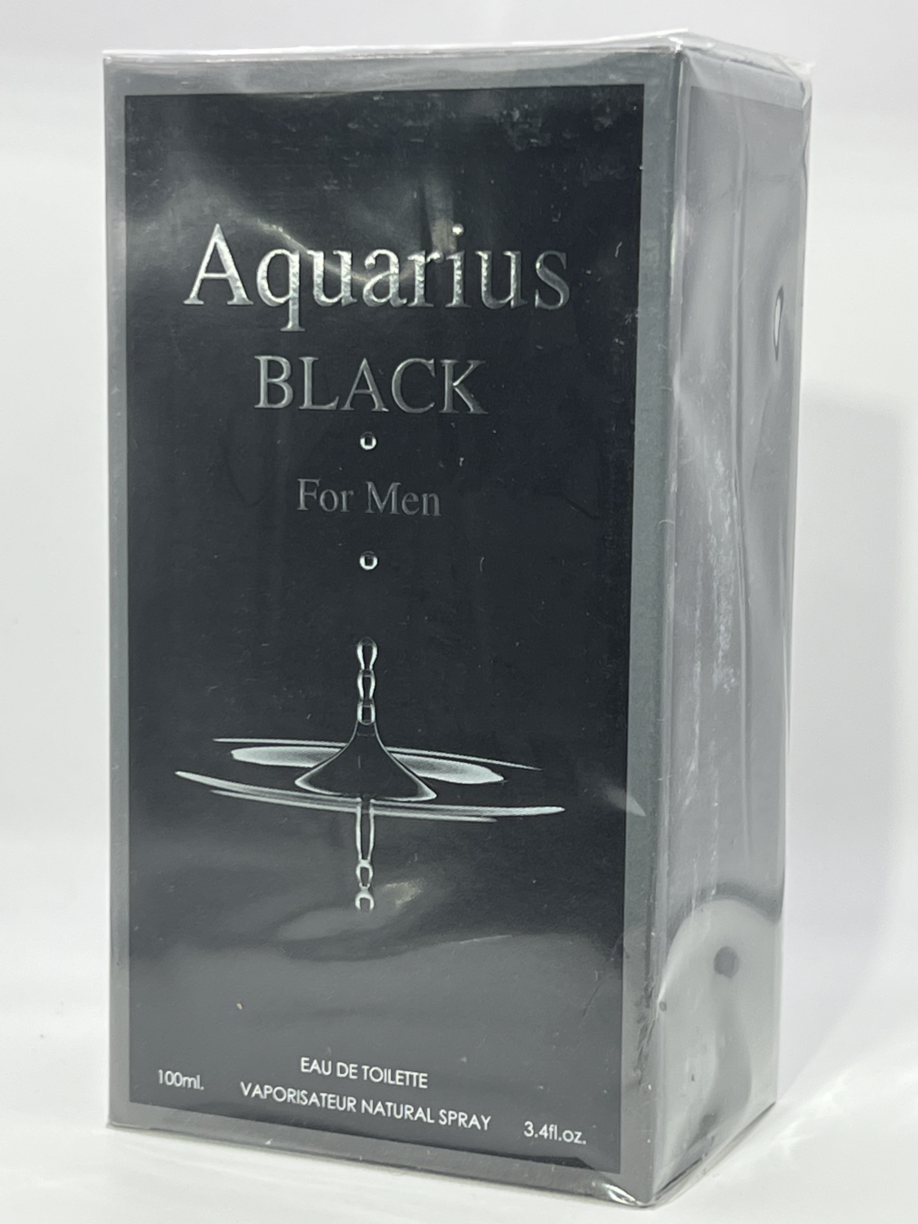 Aquarius Black for Men, Men's Cologne 3.4 fl oz Eau de Toilette Spray