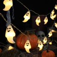 thumbnail image 2 of Guirnalda de luces LED para Halloween, bolas de ojo de calavera de calabaza, Festival de fantasmas, linterna de fiesta, truco o trato, decoración de Feliz Día de Halloween, 1,5 m, 10LED, 2 of 4