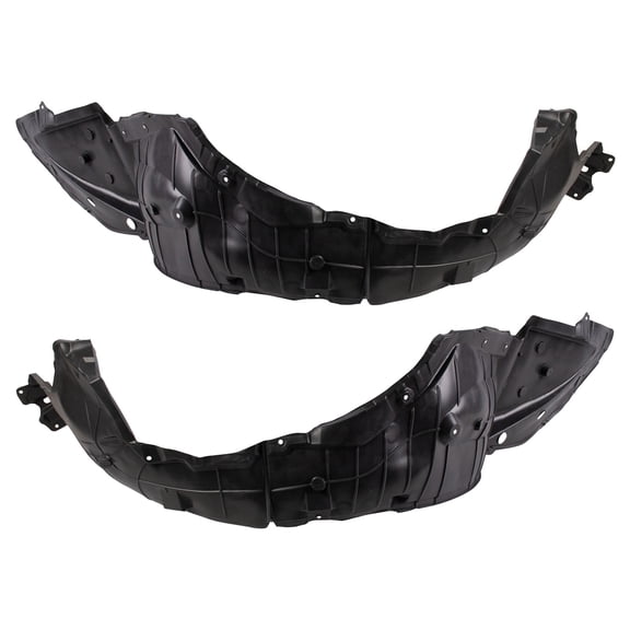 TRQ Front Inner Fender Liner Set Fits Select 2019-2023 Nissan Altima NI1248166 NI1249166