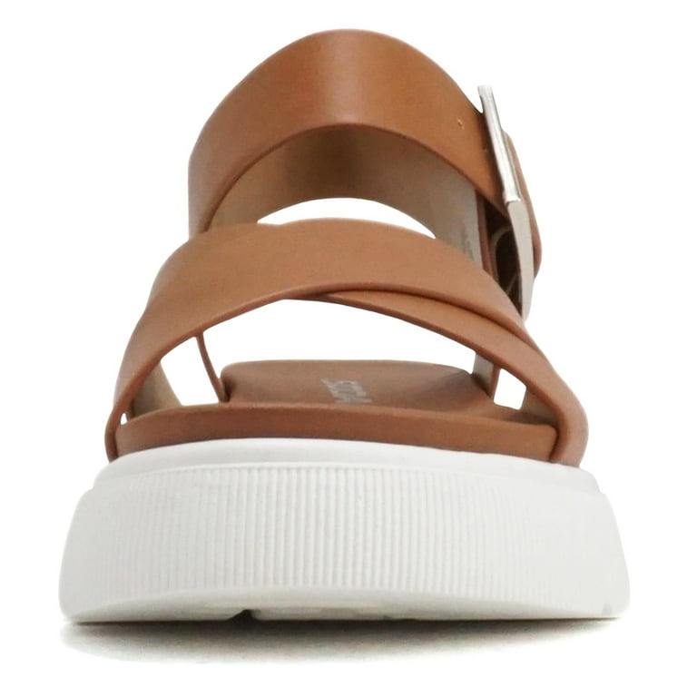 Caritasnepal Brown Wooden Platform Heels Caritasnepal Narrow