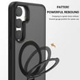 thumbnail image 3 of TECH CIRCLE For Galaxy S24 Case with Magnetic Stand,Military Drop Protection Compatible with MagSafe Slim Translucent Shockproof Ring Holder Cover for Samsung Galaxy S24 6.1",White, 3 of 7