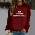 thumbnail image 2 of Womens Great Grandma Sweatshirt Crewneck Casual Pullover Tops Fall Loose Comfy Long Sleeve Pullover Mama Sweatshirt, 2 of 4