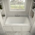 thumbnail image 3 of Streamline N-4060-703-WH 60 in. x 32 in. Acrylic Soaking Drop-In Bathtub in Glossy White, With External Drain in Glossy White, 3 of 12