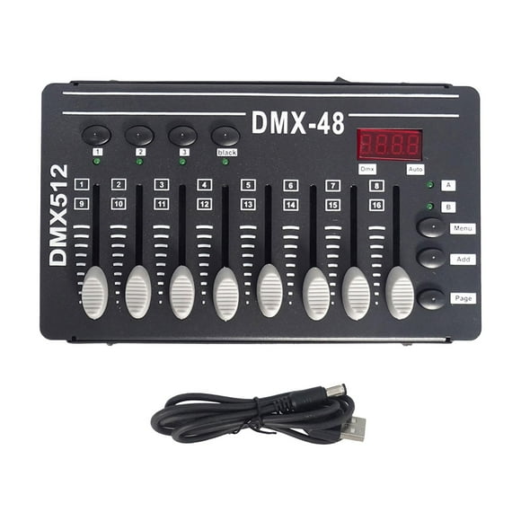lionlar Dmx Controller with USB Cable Clubs Dmx Operator Party Stage Light Controller
