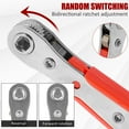 thumbnail image 4 of 34Pcs Security Bit Set Metal Safety Screwdriver Bit Set with Ratchet Wrench 1 Inch Long Tamper Proof Hex + Torx + Tri-Wing + Star + Spanner Magnetic Tips  Impact Driver Bit Set, 4 of 8