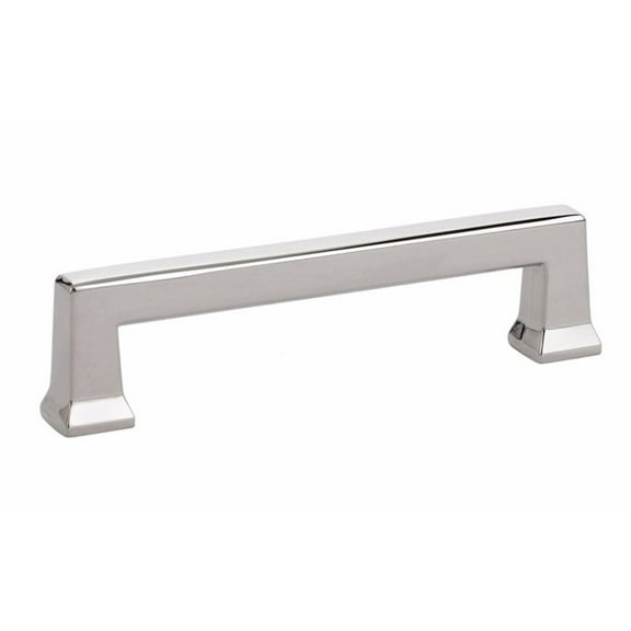 Emtek 86484US14 5 in. Center to Center Alexander Cabinet Pull, Bright Nickel