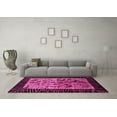 thumbnail image 3 of Ahgly Company Indoor Round Animal Pink Modern Area Rugs, 7' Round, 3 of 4