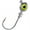 Chartreuse Eye, variant on 10X Fishing Jig Heads Hook 3D Big Eyes Trout Lure Swim Bait Bass Fresh Saltwater