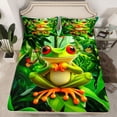 thumbnail image 2 of Castle Fairy Kids Boys Girls Animal Frog Twin Sheet Sets,Flying Butterflies Bedding, 2 of 7