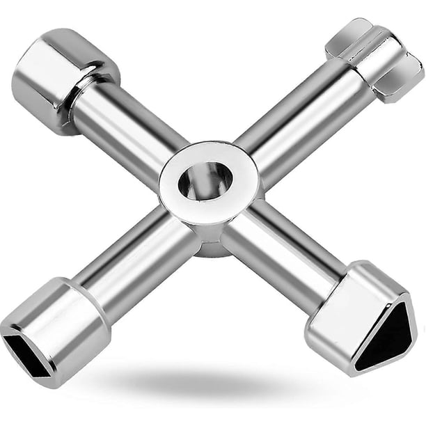 Way Utility Key Four Way Multifunction Cross Triangle Key Universal ...